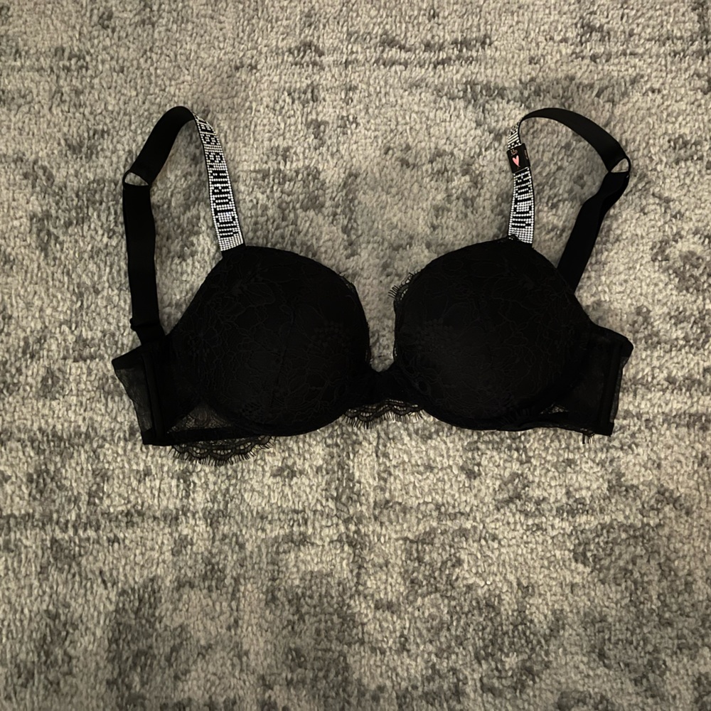 VS bombshell shine strap push-up bra - Picture 2 of 4